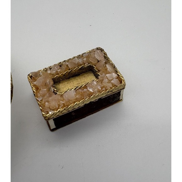 Vintage Matchbox Holder  And Ashtray with La Petite Safety Matches Sweden - Picture 3 of 8